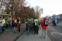 wachten op de bus